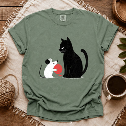 Comfort Colors Cat And Mice T-shirt