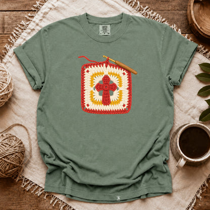 Comfort Colors Crochet Faith T-shirt