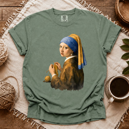 Comfort Colors Girl Knitting T-shirt