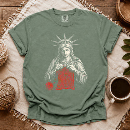 Comfort Colors Knitting For Liberty T-shirt
