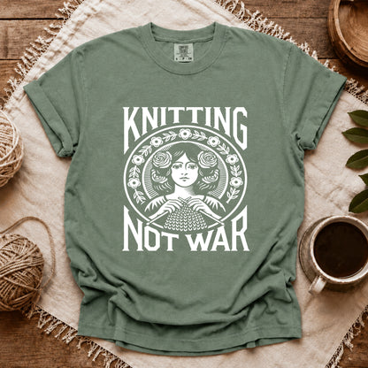 Comfort Colors Knitting Not War T-shirt