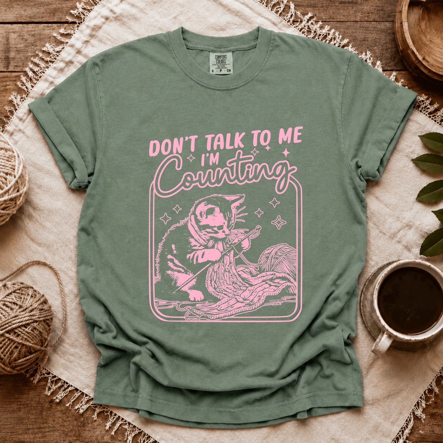 Comfort Colors Shh, I'm counting T-shirt