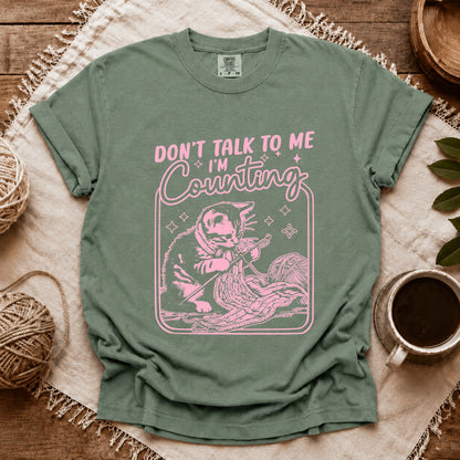 Comfort Colors Shh, I'm counting T-shirt