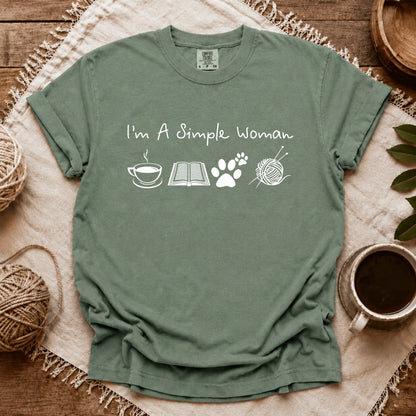 Comfort Colors Simple Woman T-shirt