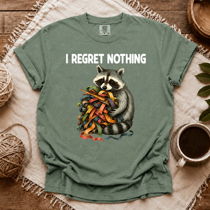 Comfort Colors Strips Of Wool, I Regret Nothing T-shirt