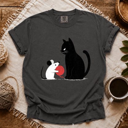 Comfort Colors Cat And Mice T-shirt