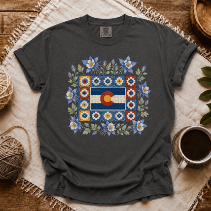 Comfort Colors Colorado In Granny Squares T-shirt