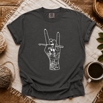 Comfort Colors Crocheting Rock T-shirt