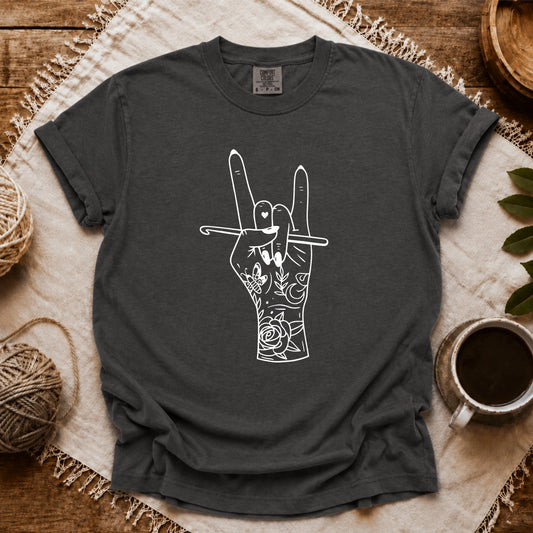 Comfort Colors Crocheting Rock T-shirt
