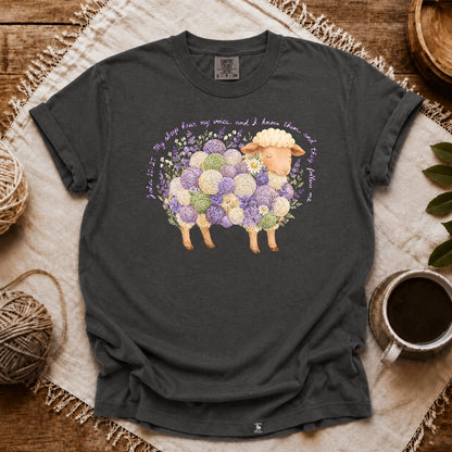 Comfort Colors Faithful Yarn Sheep T-shirt