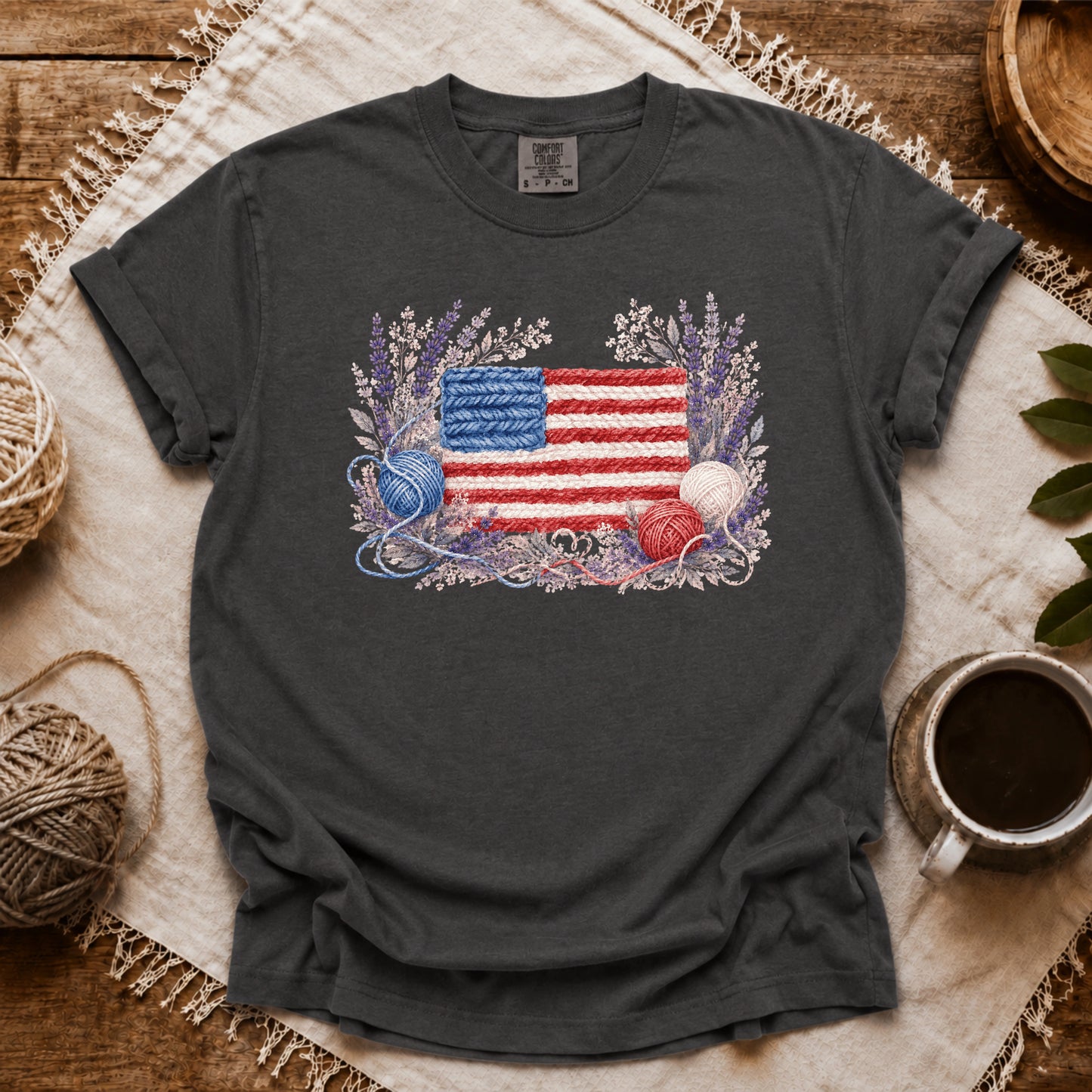 Comfort Colors Floral Liberty T-shirt