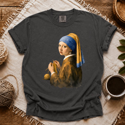 Comfort Colors Girl Knitting T-shirt