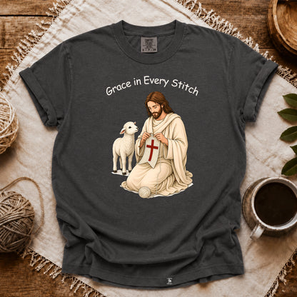 Comfort Colors Grace In Every Stitch T-shirt