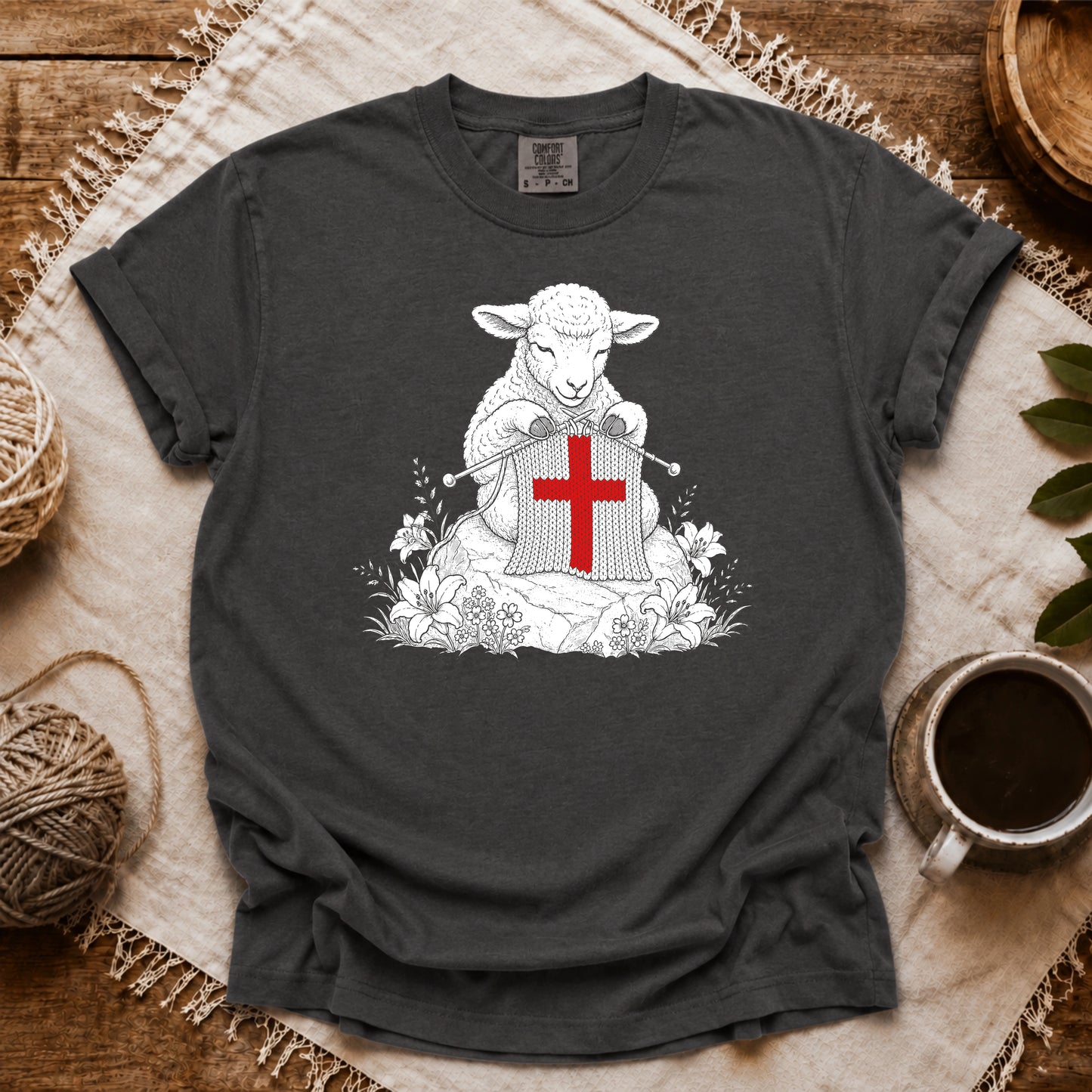 Comfort Colors Knitted in Christ T-shirt
