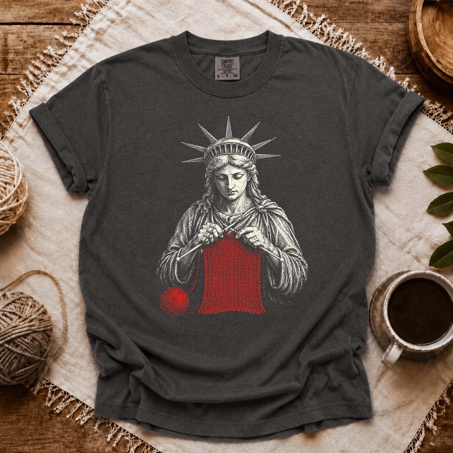 Comfort Colors Knitting For Liberty T-shirt