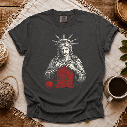 Comfort Colors Knitting For Liberty T-shirt