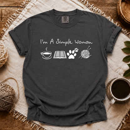Comfort Colors Simple Woman T-shirt