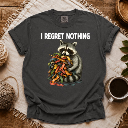 Comfort Colors Strips Of Wool, I Regret Nothing T-shirt