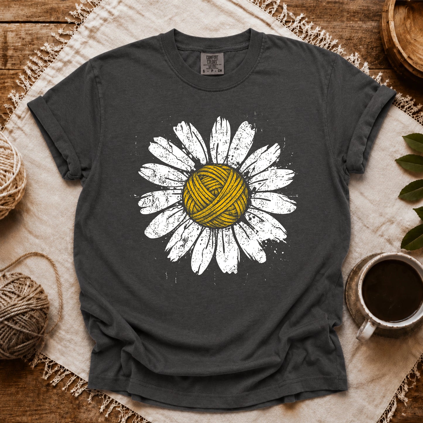 Comfort Colors Yarn Daisy T-shirt