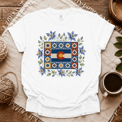 Comfort Colors Colorado In Granny Squares T-shirt