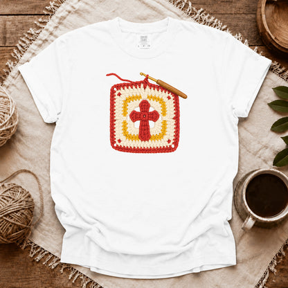 Comfort Colors Crochet Faith T-shirt