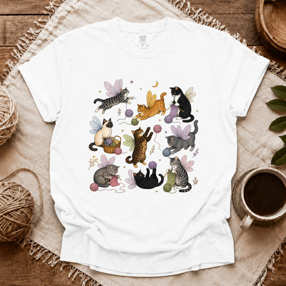 Comfort Colors Fairy Cats Club T-shirt