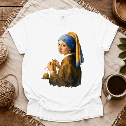 Comfort Colors Girl Knitting T-shirt