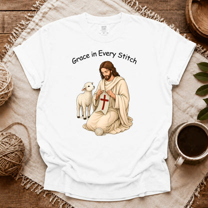 Comfort Colors Grace In Every Stitch T-shirt