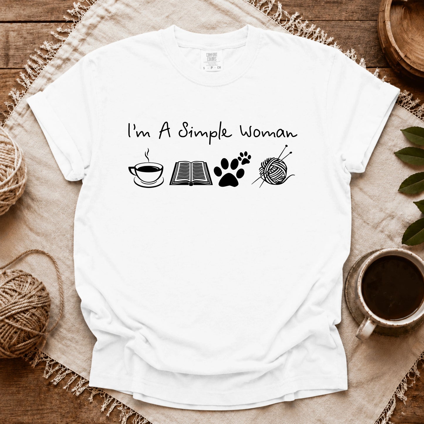 Comfort Colors Simple Woman T-shirt