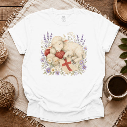 Comfort Colors The Lamb Who Knits Faith T-shirt