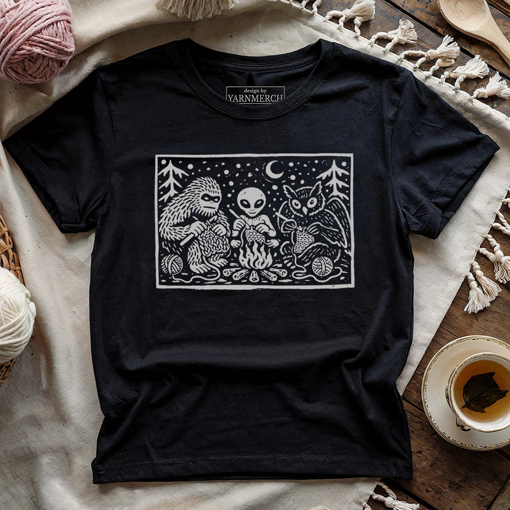 Campfire Crochet Club T-shirt