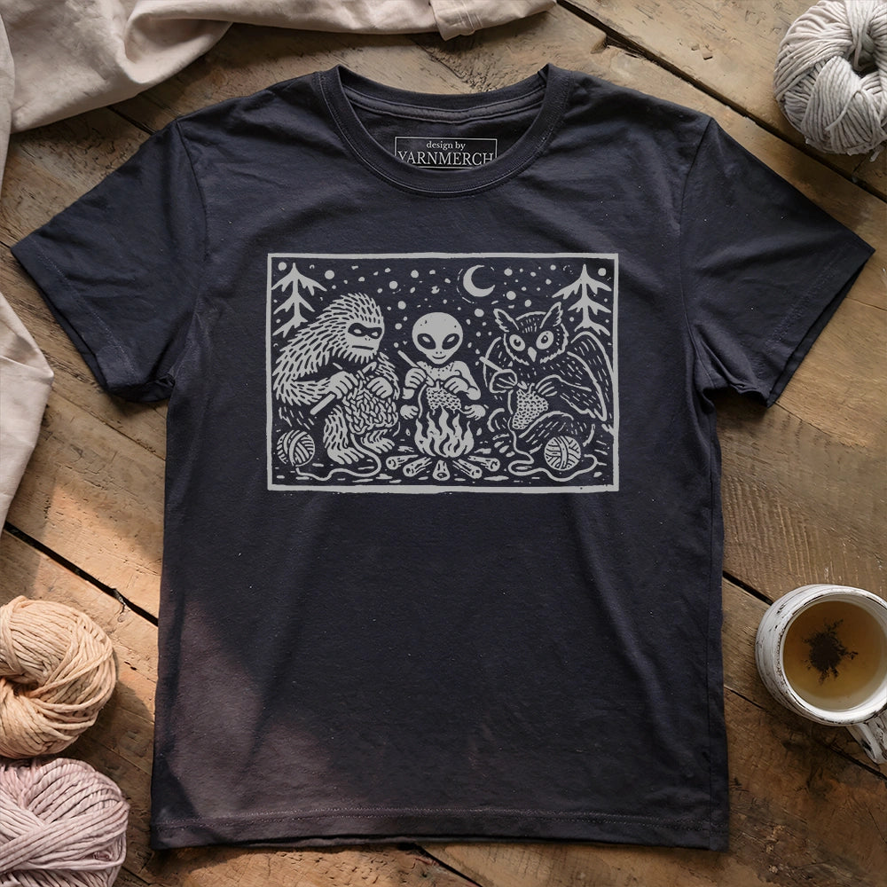 Campfire Crochet Club T-shirt