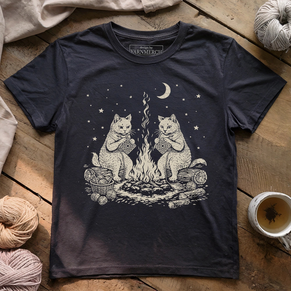 Campfire Crocheting Together T-shirt