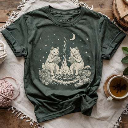 Campfire Crocheting Together T-shirt