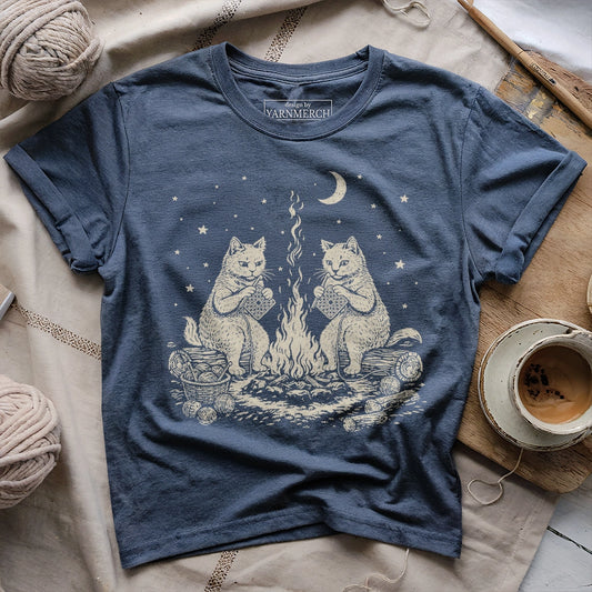 Campfire Crocheting Together T-shirt