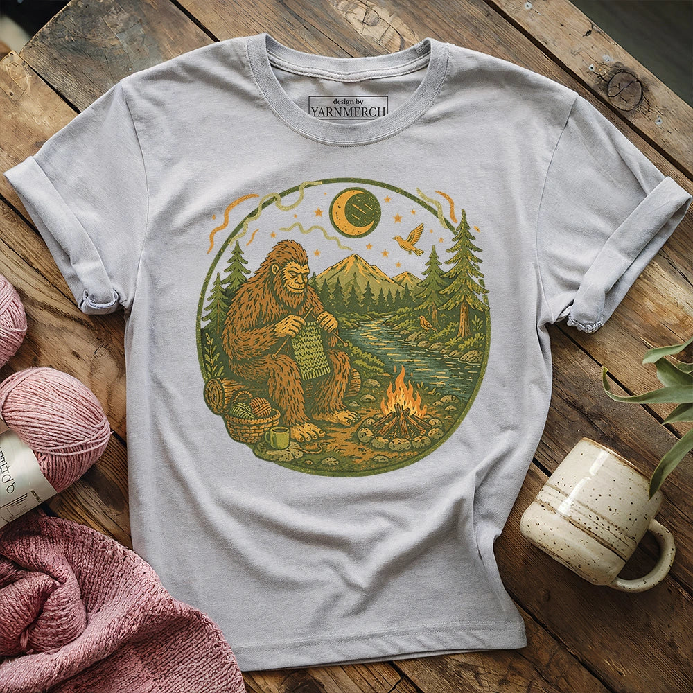 Campfire Knitting Bigfoot T-shirt