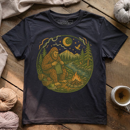 Campfire Knitting Bigfoot T-shirt