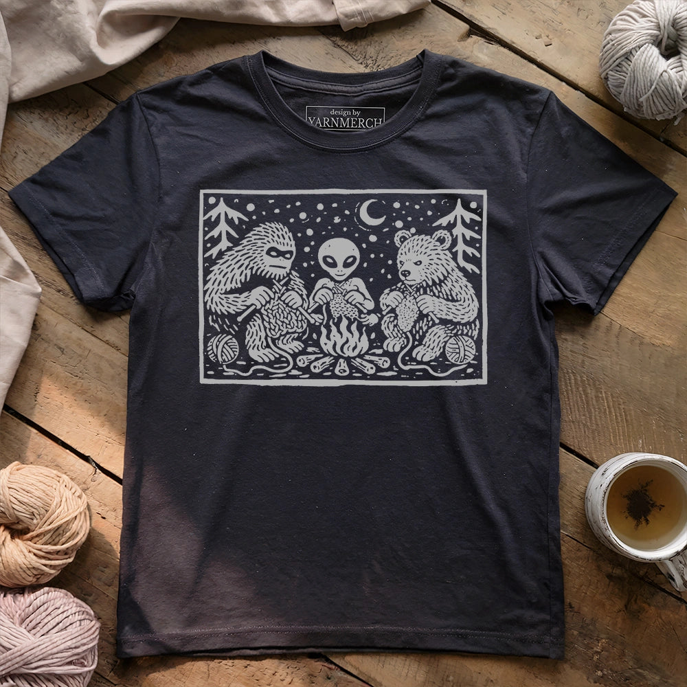 Campfire Knitting Club T-shirt
