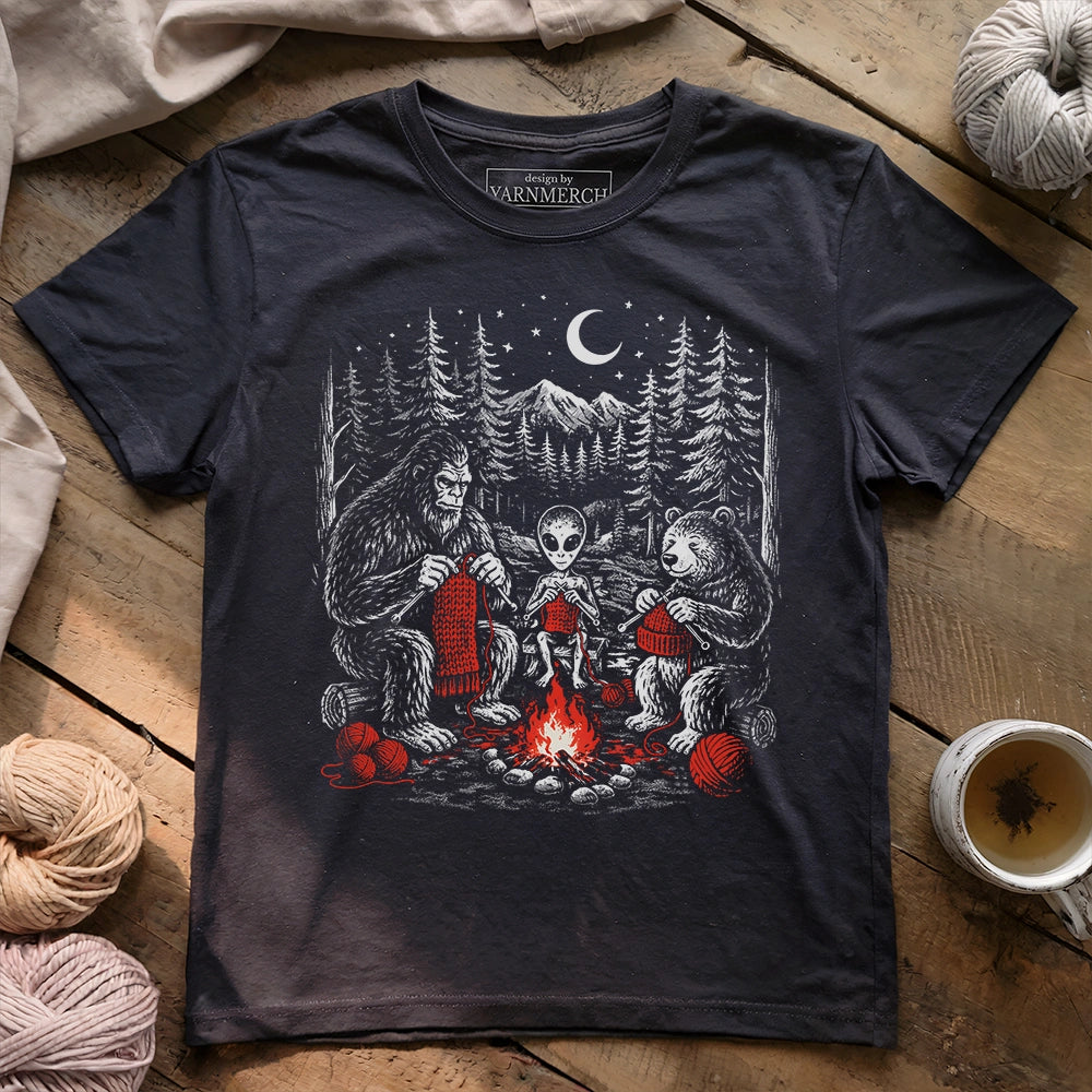 Campfire Vintage Knitting T-shirt