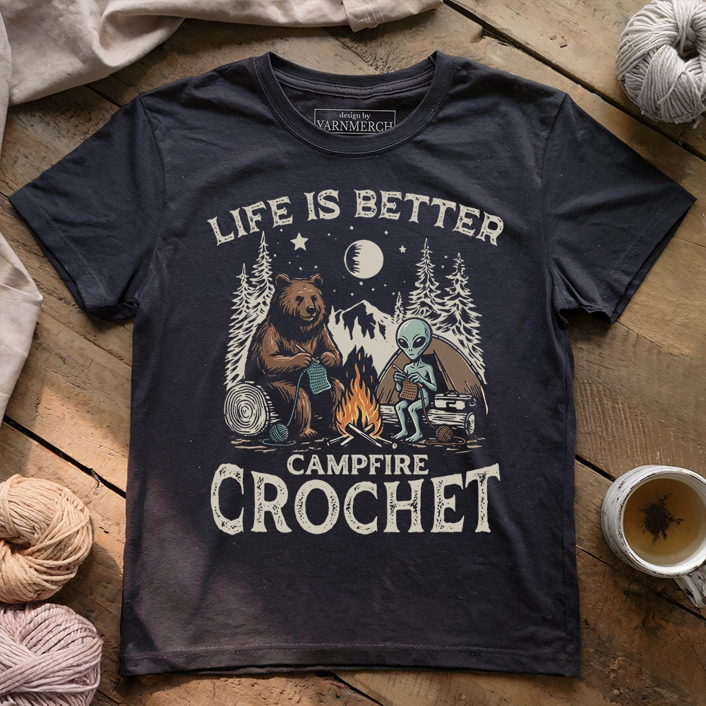 Campfire & Crochet T-shirt
