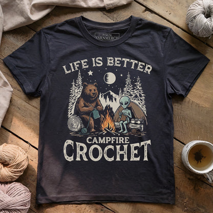 Campfire & Crochet T-shirt