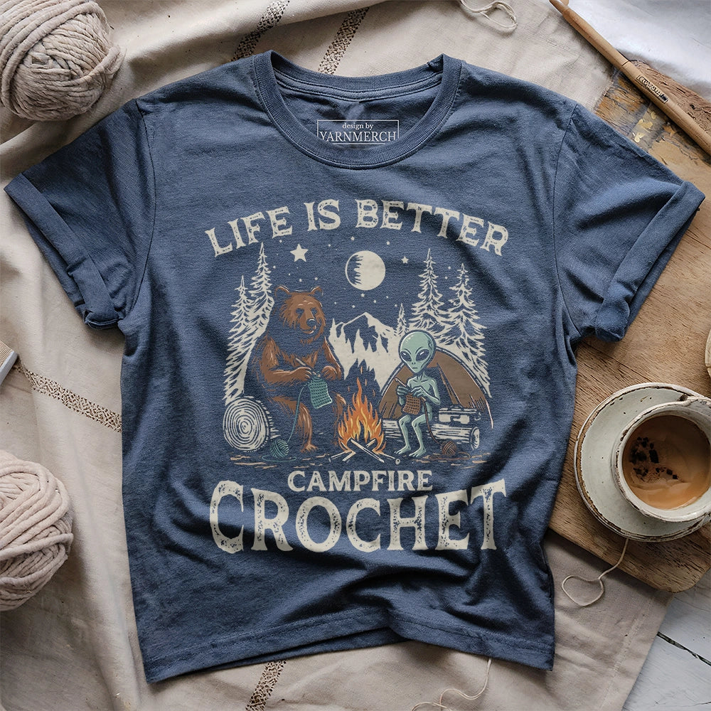 Campfire & Crochet T-shirt