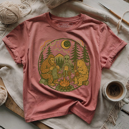 Campfire Knitting Friends T-shirt