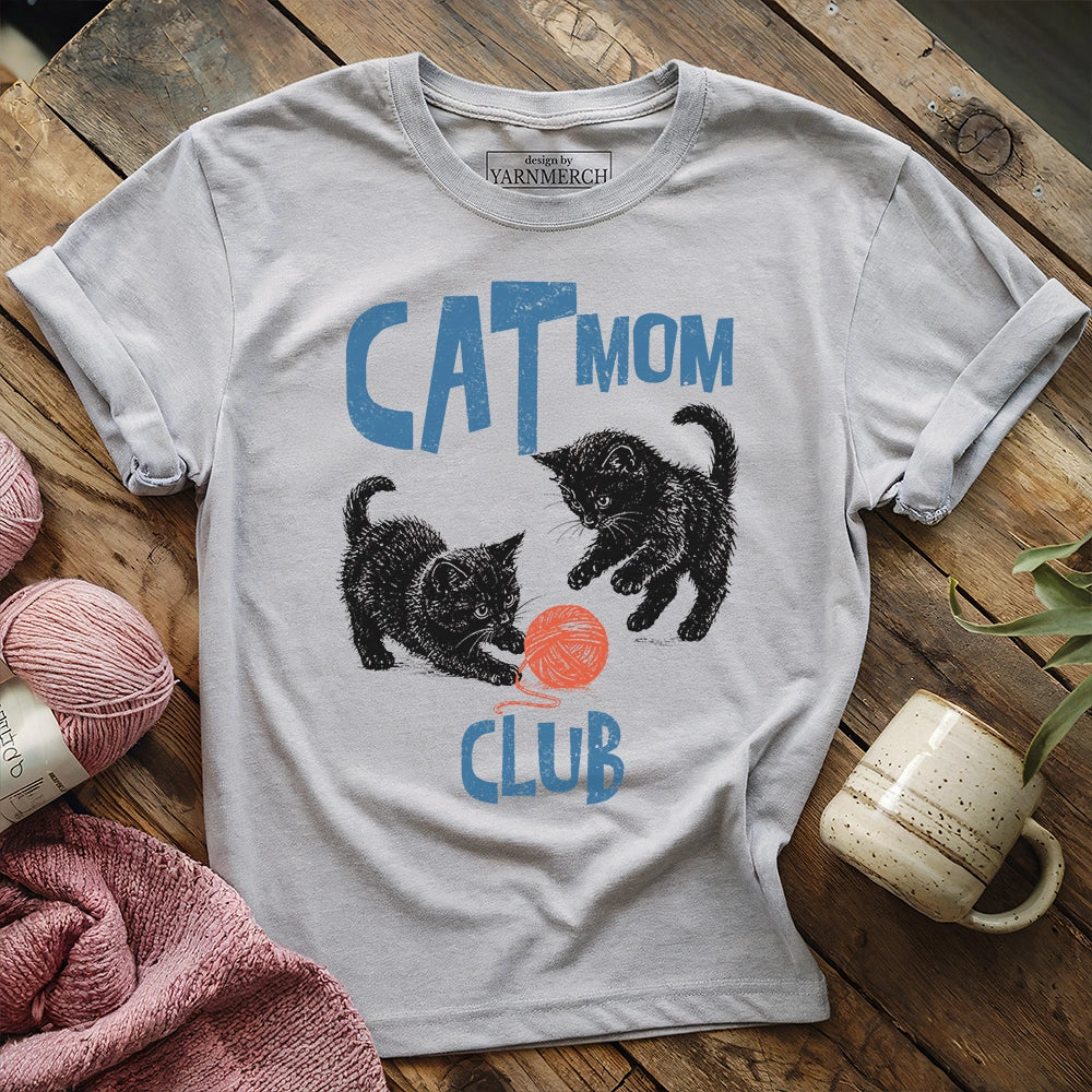 Cat Mom Club T-shirt