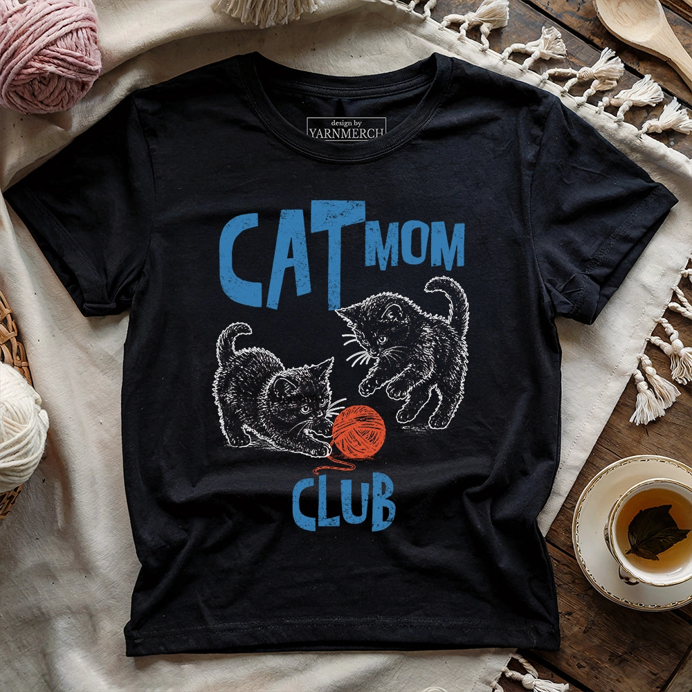 Cat Mom Club T-shirt