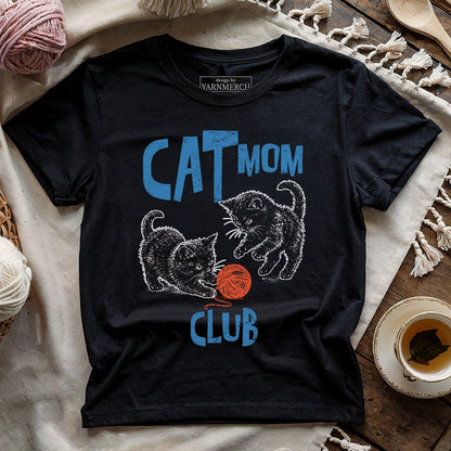 Cat Mom Club T-shirt