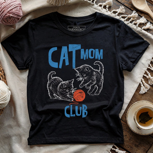 Cat Mom Club T-shirt