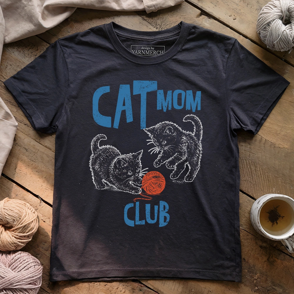 Cat Mom Club T-shirt
