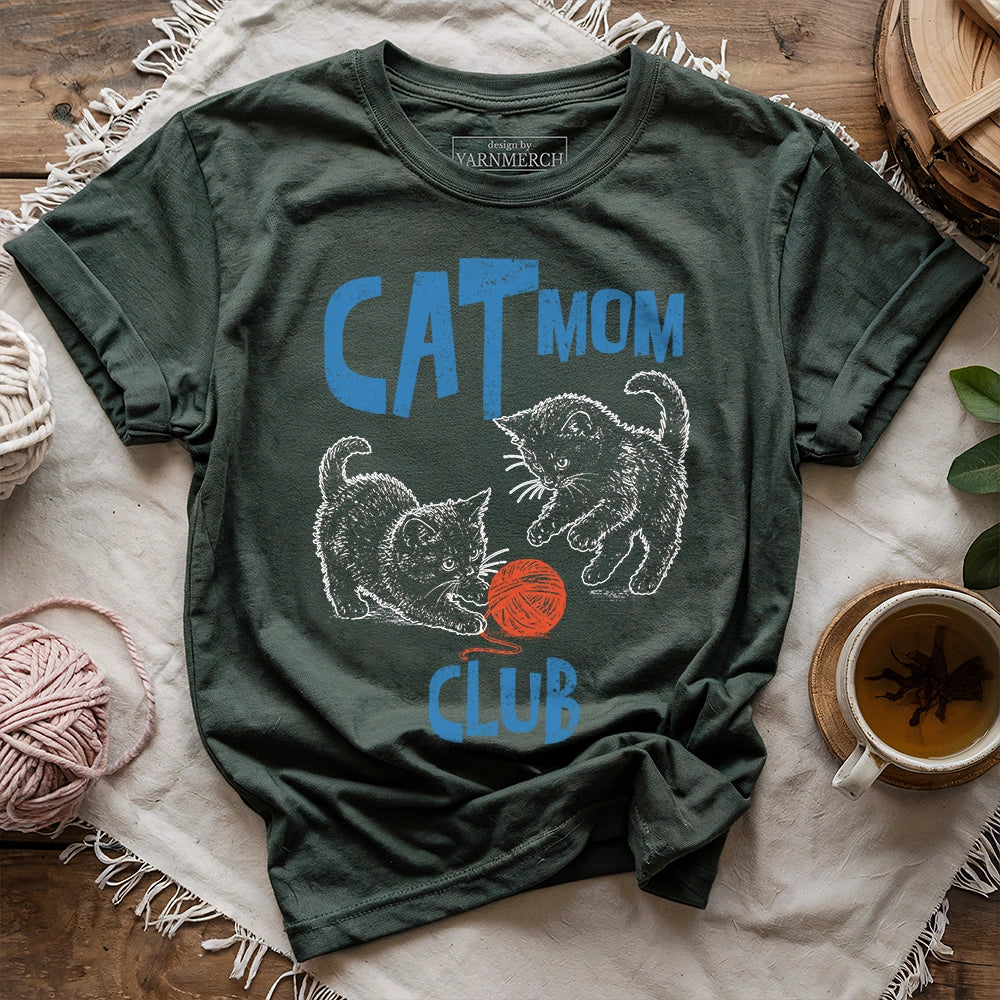 Cat Mom Club T-shirt