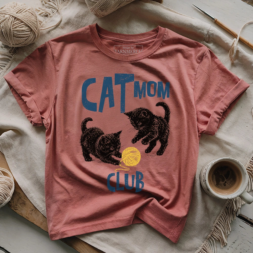 Cat Mom Club T-shirt